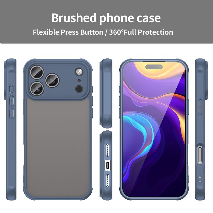 For iPhone 17 Pro Max Fan Dun Series TPU Hybrid PC Frosted Phone Case