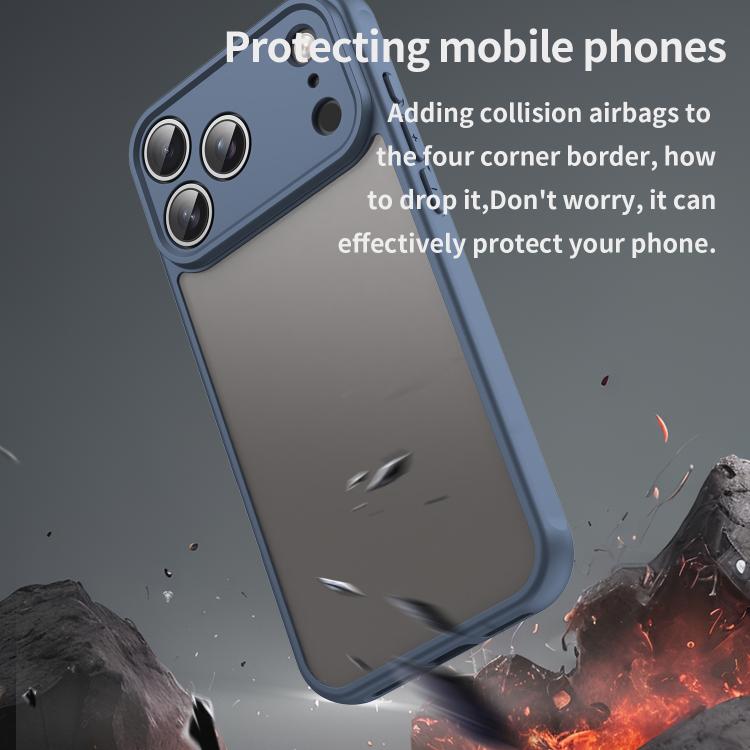 For iPhone 17 Pro Max Fan Dun Series TPU Hybrid PC Frosted Phone Case