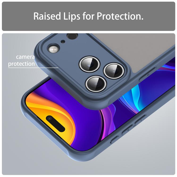 For iPhone 17 Pro Max Fan Dun Series TPU Hybrid PC Frosted Phone Case