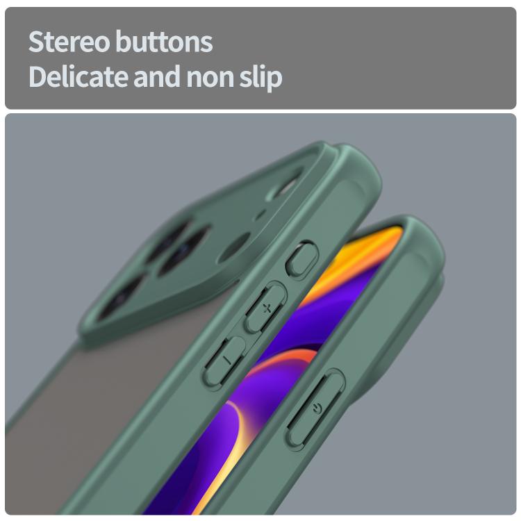 For iPhone 17 Pro Max Fan Dun Series TPU Hybrid PC Frosted Phone Case