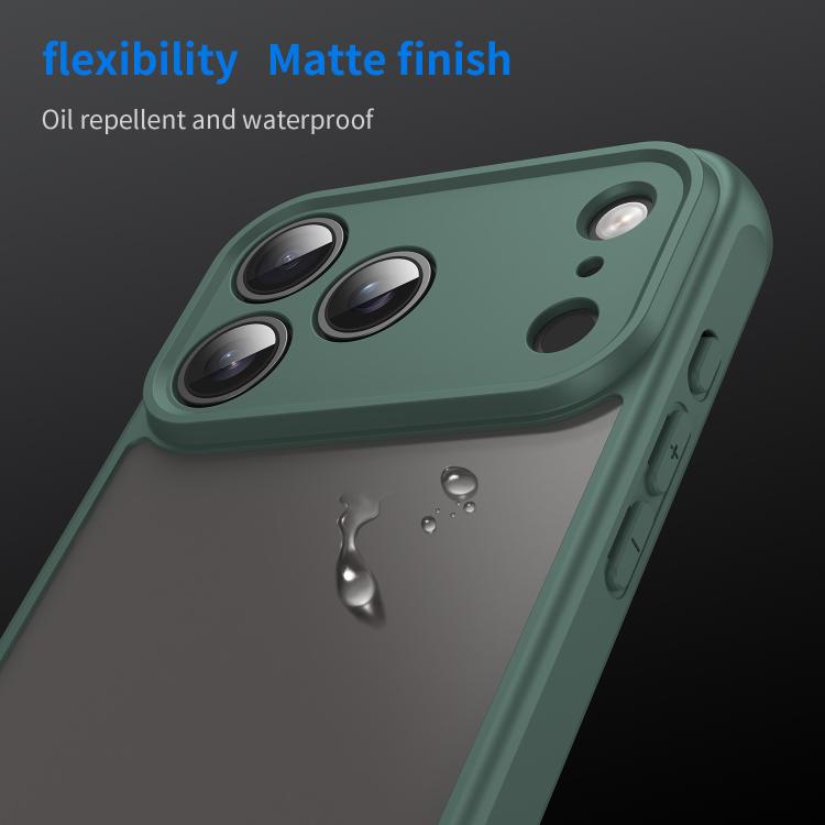 For iPhone 17 Pro Max Fan Dun Series TPU Hybrid PC Frosted Phone Case