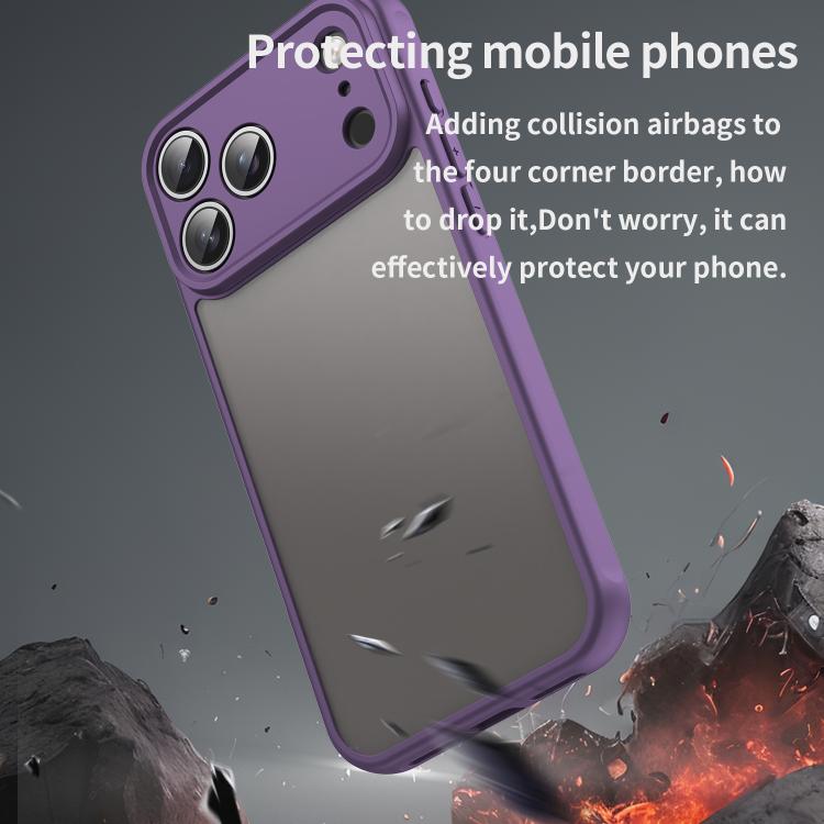 For iPhone 17 Pro Max Fan Dun Series TPU Hybrid PC Frosted Phone Case