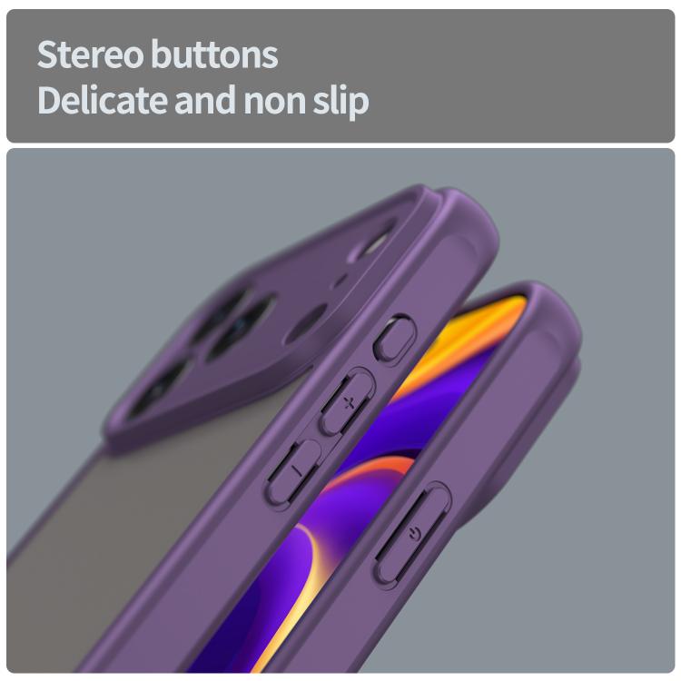 For iPhone 17 Pro Max Fan Dun Series TPU Hybrid PC Frosted Phone Case