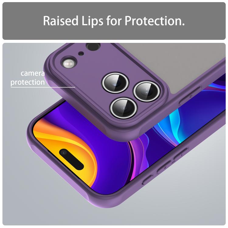 For iPhone 17 Pro Max Fan Dun Series TPU Hybrid PC Frosted Phone Case