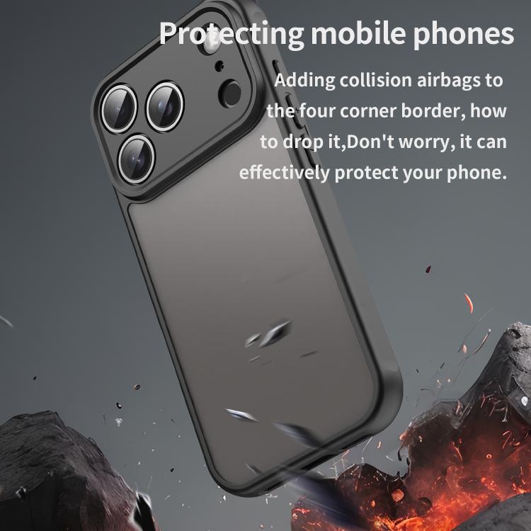 For iPhone 17 Pro Fan Dun Series TPU Hybrid PC Frosted Phone Case