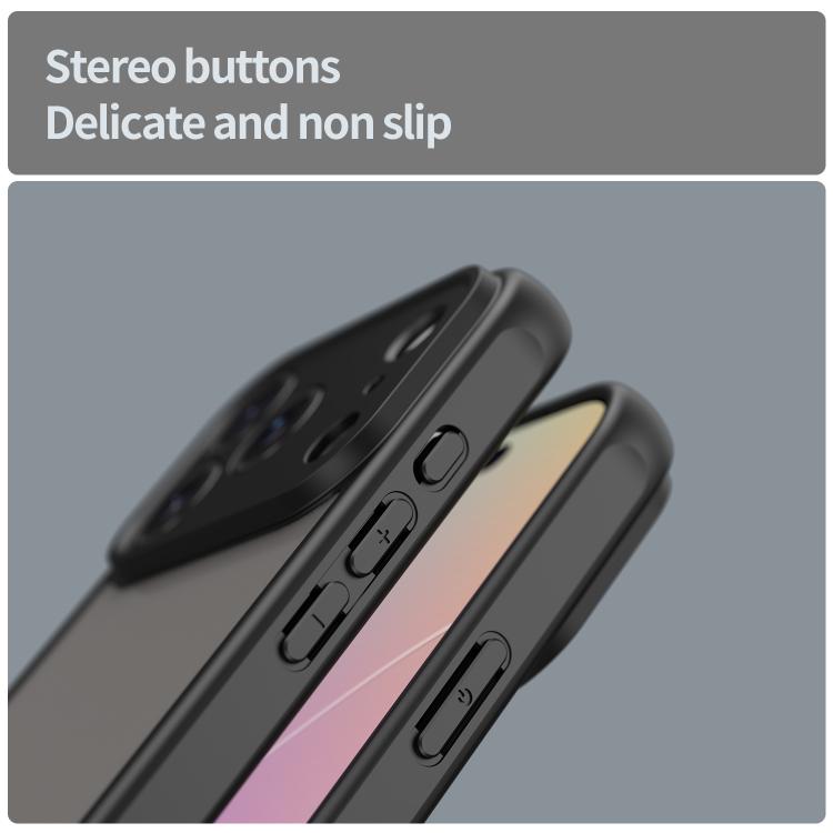 For iPhone 17 Pro Fan Dun Series TPU Hybrid PC Frosted Phone Case