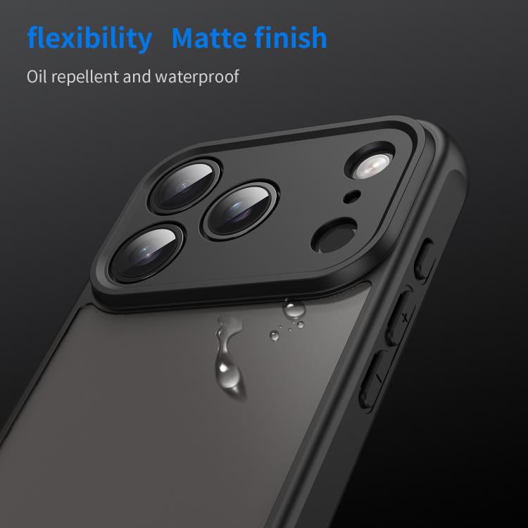 For iPhone 17 Pro Fan Dun Series TPU Hybrid PC Frosted Phone Case