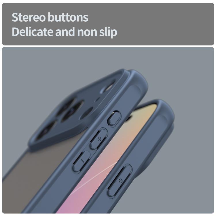 For iPhone 17 Pro Fan Dun Series TPU Hybrid PC Frosted Phone Case