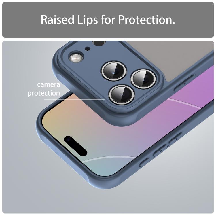 For iPhone 17 Pro Fan Dun Series TPU Hybrid PC Frosted Phone Case