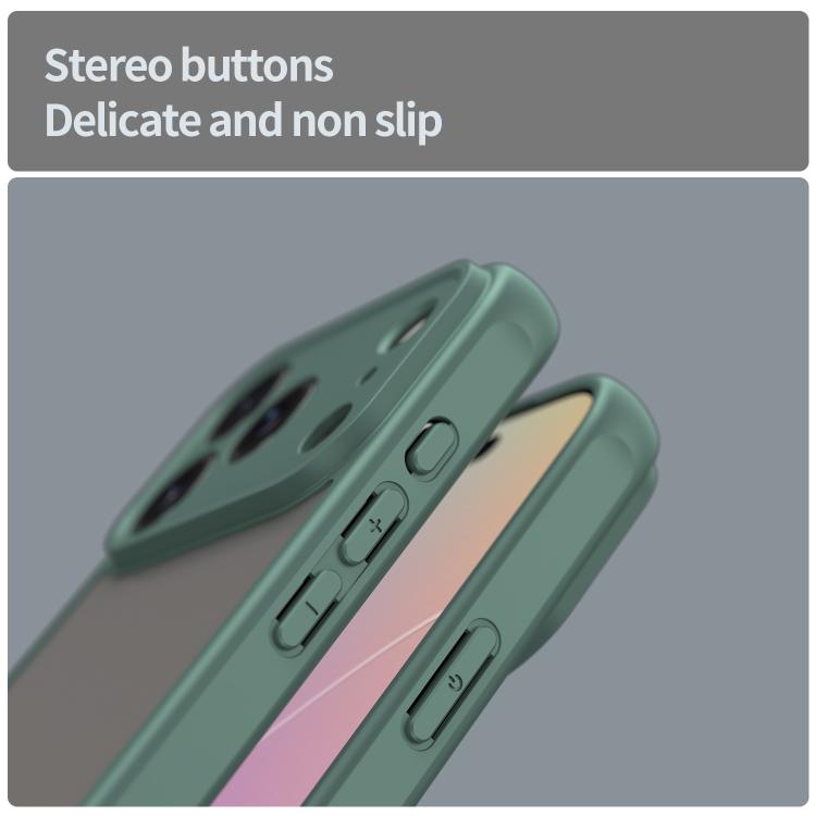 For iPhone 17 Pro Fan Dun Series TPU Hybrid PC Frosted Phone Case