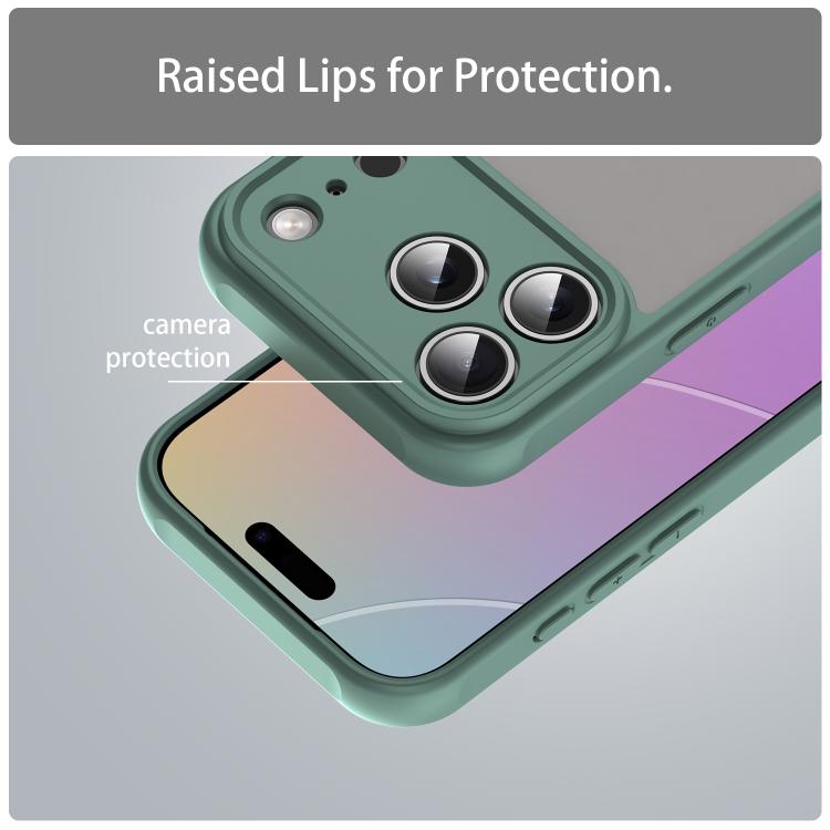 For iPhone 17 Pro Fan Dun Series TPU Hybrid PC Frosted Phone Case