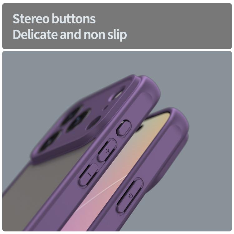 For iPhone 17 Pro Fan Dun Series TPU Hybrid PC Frosted Phone Case