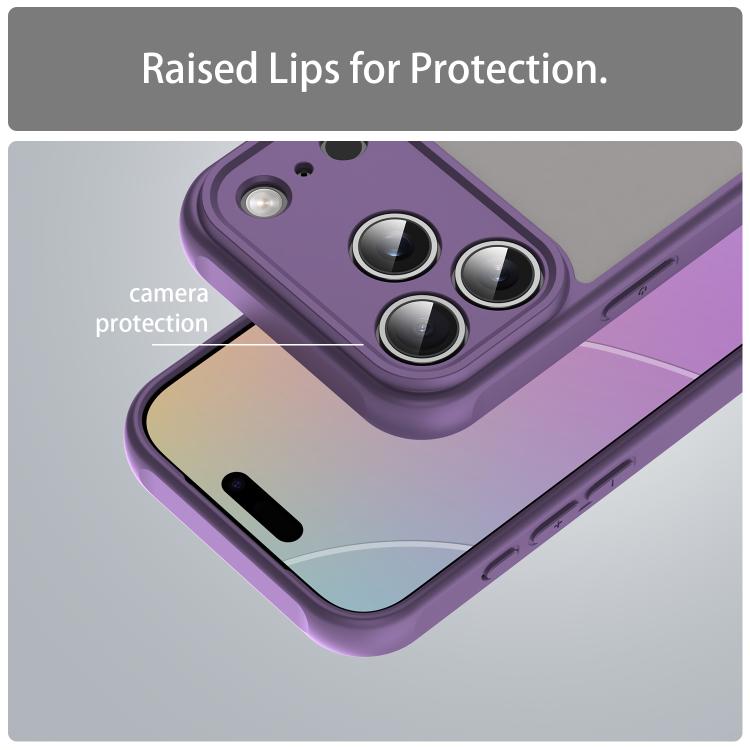 For iPhone 17 Pro Fan Dun Series TPU Hybrid PC Frosted Phone Case