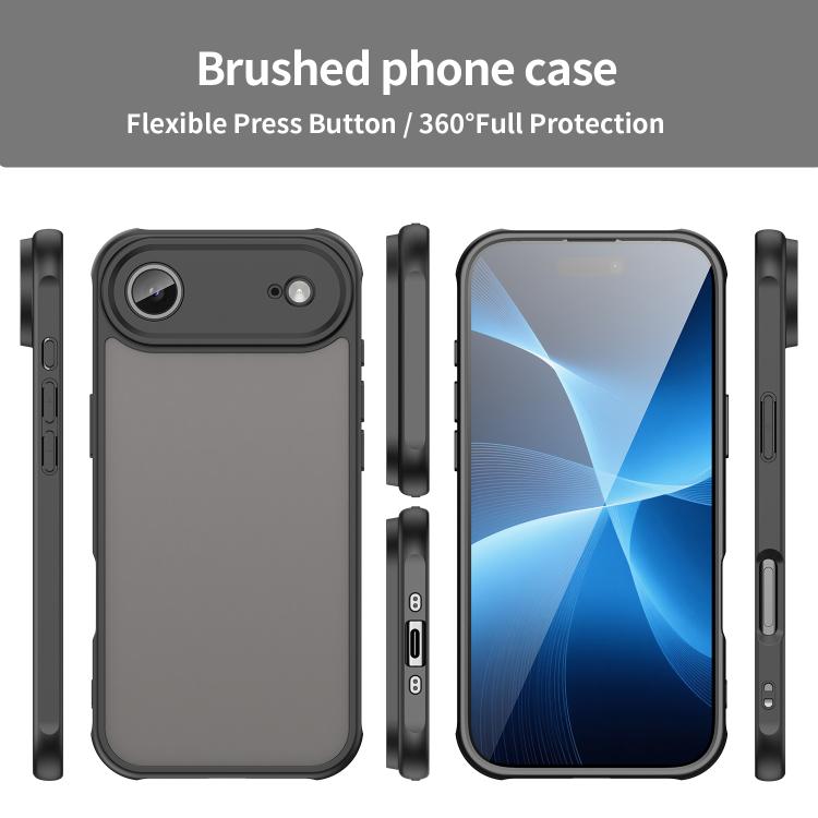 For iPhone Air Fan Dun Series TPU Hybrid PC Frosted Phone Case
