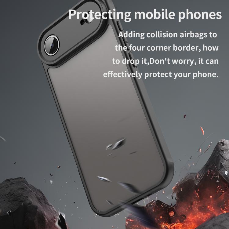 For iPhone Air Fan Dun Series TPU Hybrid PC Frosted Phone Case