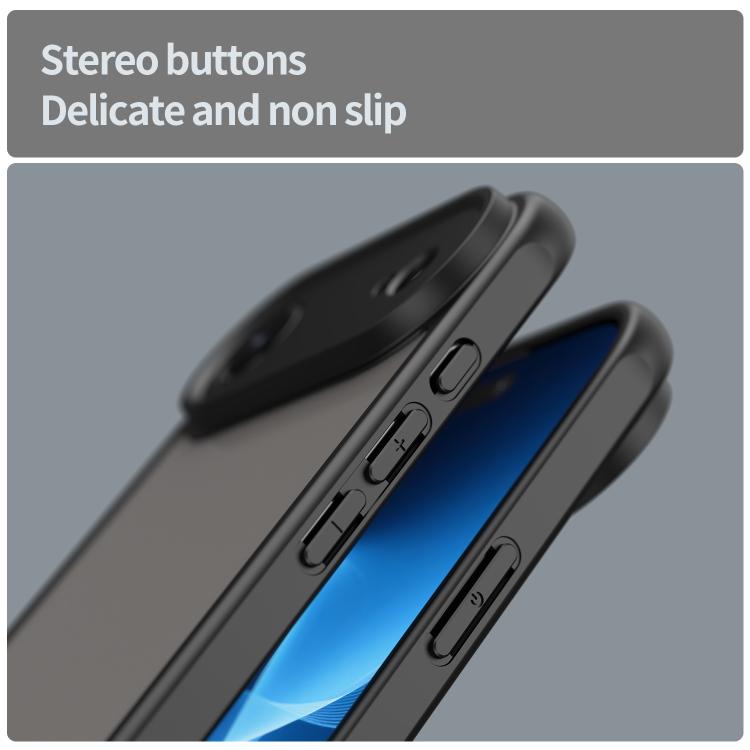 For iPhone Air Fan Dun Series TPU Hybrid PC Frosted Phone Case