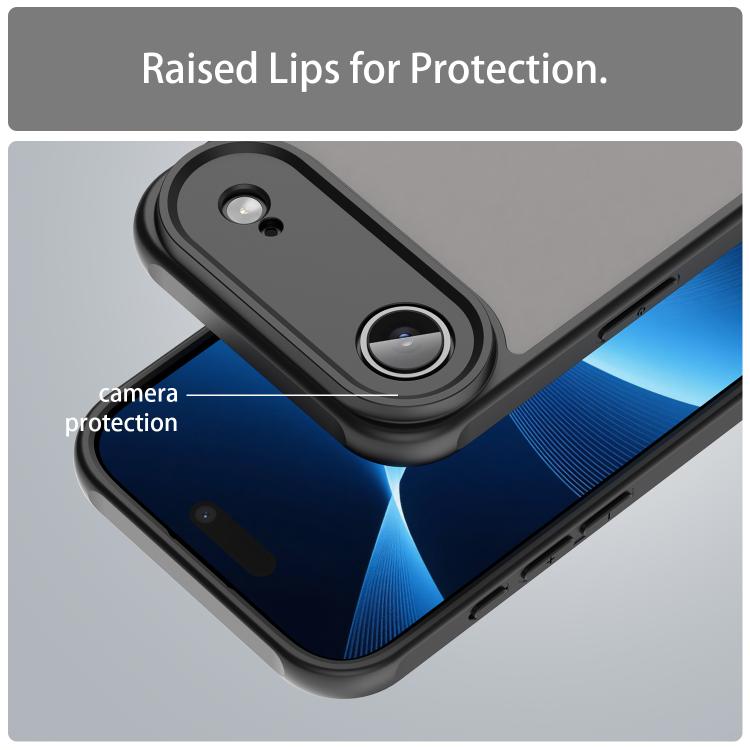 For iPhone Air Fan Dun Series TPU Hybrid PC Frosted Phone Case
