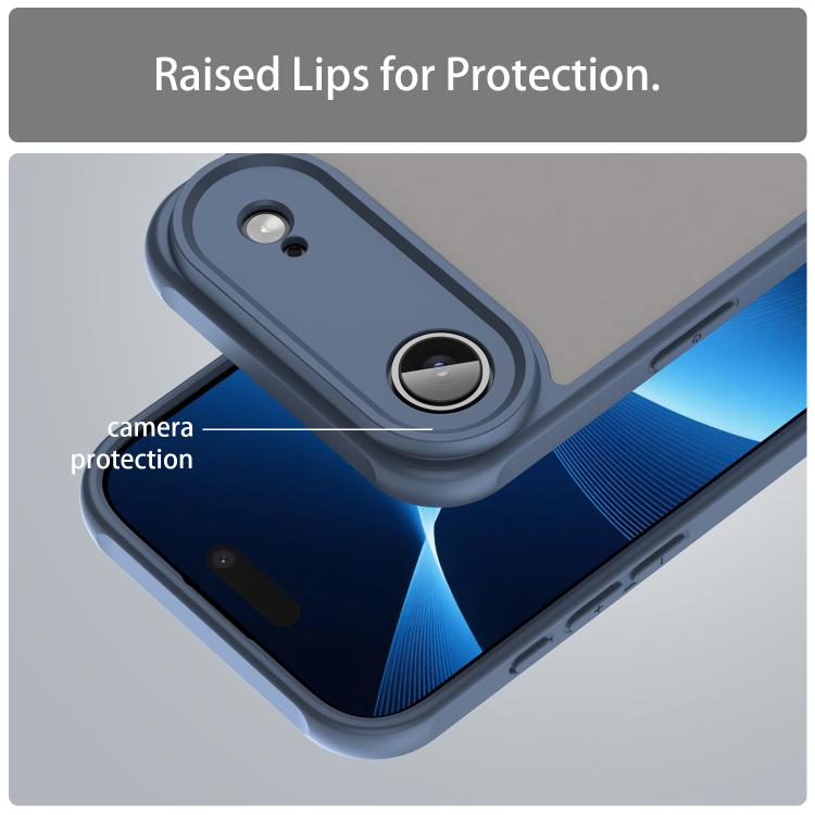 For iPhone Air Fan Dun Series TPU Hybrid PC Frosted Phone Case
