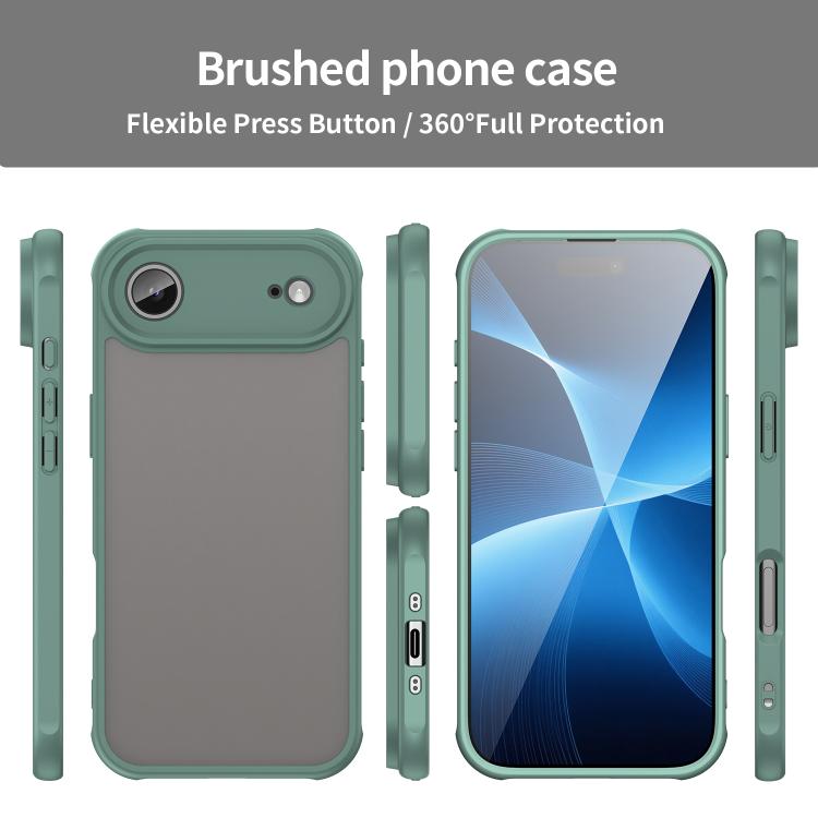 For iPhone Air Fan Dun Series TPU Hybrid PC Frosted Phone Case