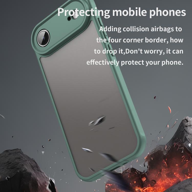 For iPhone Air Fan Dun Series TPU Hybrid PC Frosted Phone Case