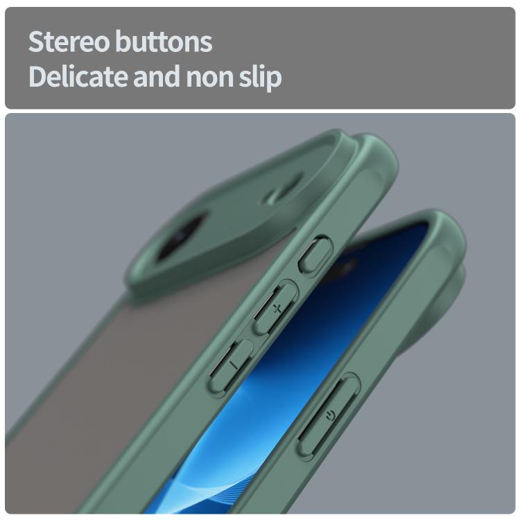 For iPhone Air Fan Dun Series TPU Hybrid PC Frosted Phone Case