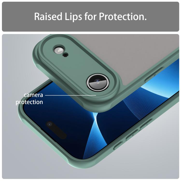 For iPhone Air Fan Dun Series TPU Hybrid PC Frosted Phone Case