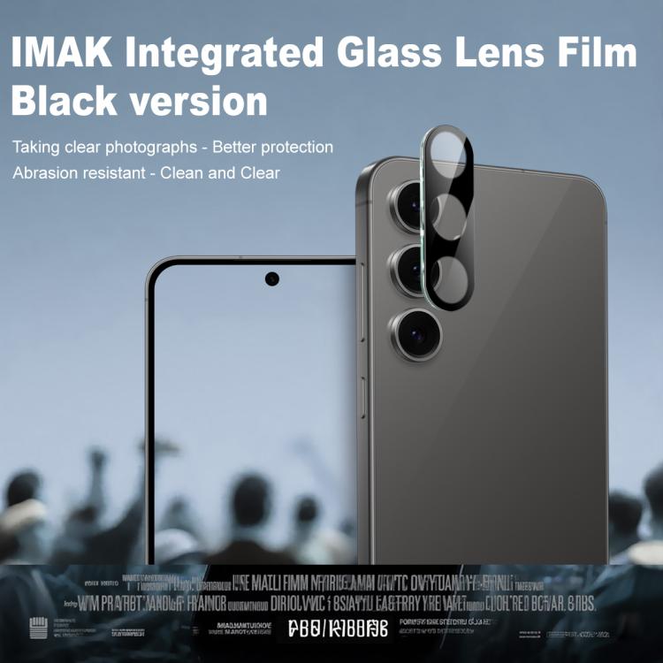 For Samsung Galaxy S25 FE 5G imak High Definition Integrated Glass Lens Film Black Version