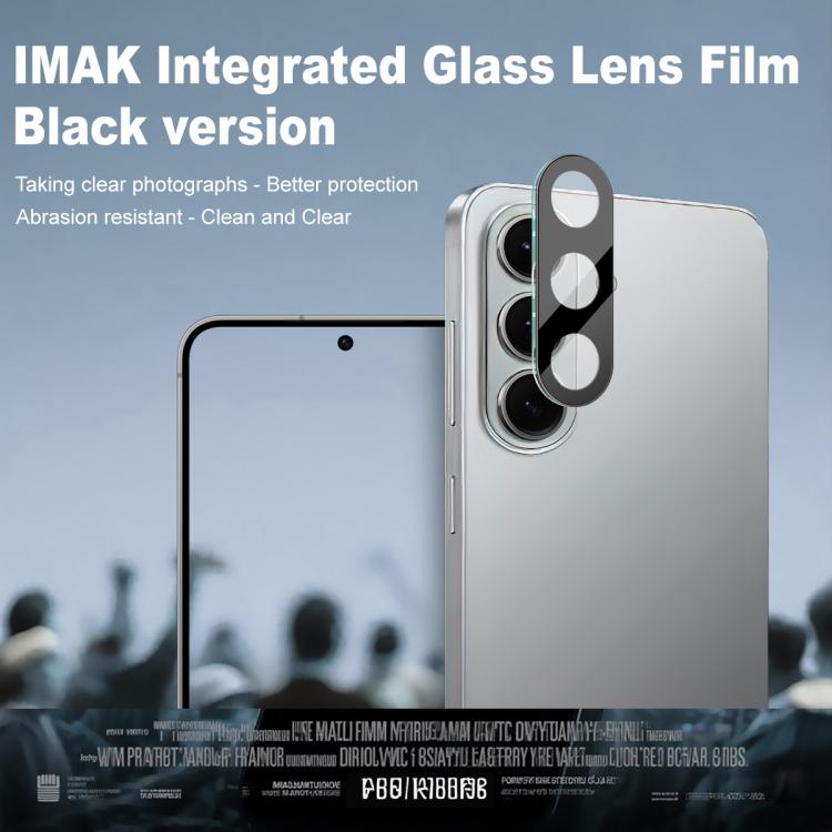 For Samsung Galaxy S26 5G imak High Definition Integrated Glass Lens Film Black Version