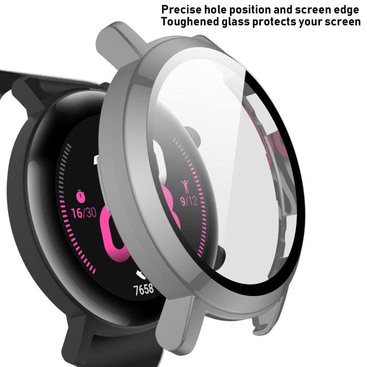 For Huawei Watch GT2 42mm 2 in 1  Tempered Glass Screen Protector + Fully Plating PC Case