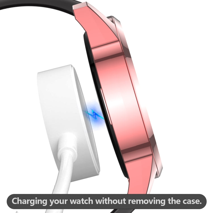 For Huawei Watch GT2 46mm 2 in 1  Tempered Glass Screen Protector + Fully Plating PC Case