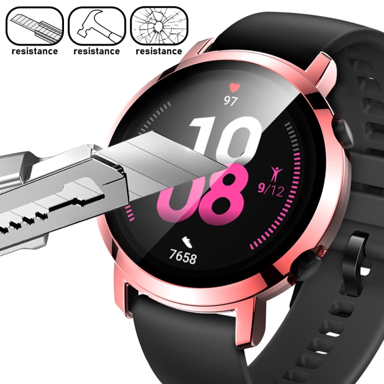For Huawei Watch GT2 46mm 2 in 1  Tempered Glass Screen Protector + Fully Plating PC Case