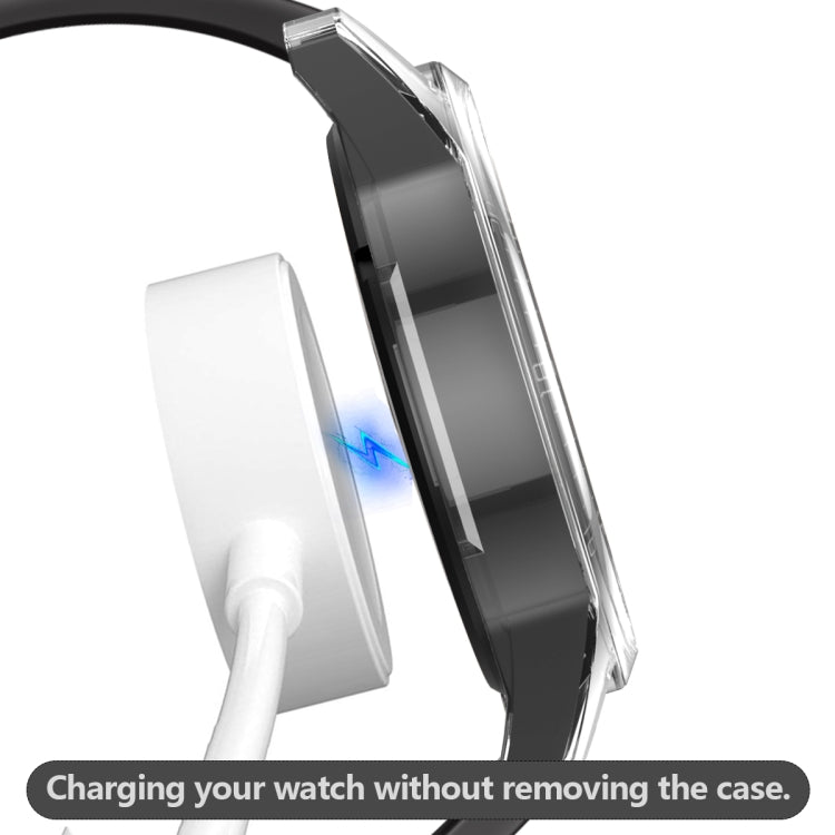 For Huawei Watch GT2 46mm 2 in 1  Tempered Glass Screen Protector + Fully Plating PC Case