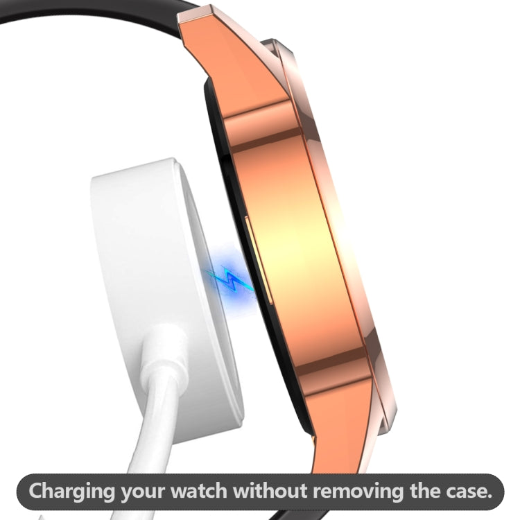 For Huawei Watch GT2 46mm 2 in 1  Tempered Glass Screen Protector + Fully Plating PC Case