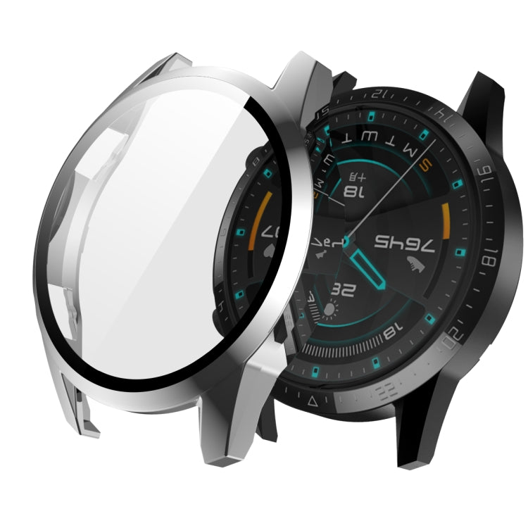For Huawei Watch GT2 46mm 2 in 1  Tempered Glass Screen Protector + Fully Plating PC Case