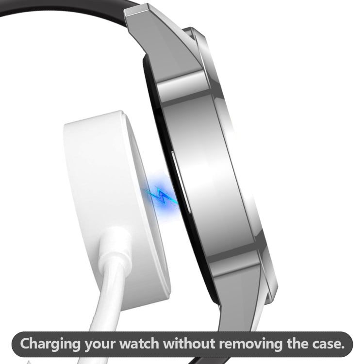For Huawei Watch GT2 46mm 2 in 1  Tempered Glass Screen Protector + Fully Plating PC Case