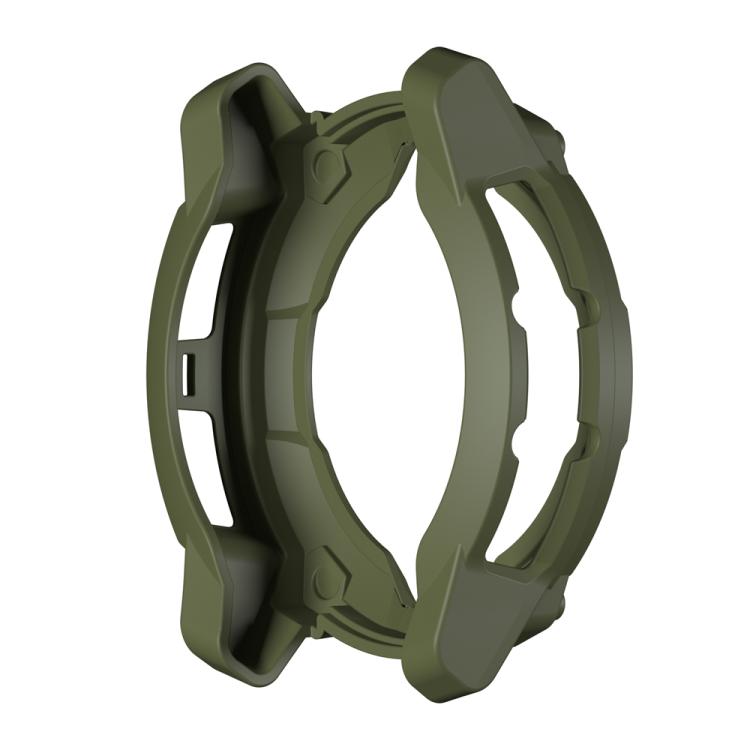 For Garmin Instinct 3 Solar 50mm Half Coverage Hollow TPU Armor Watch Protective Case