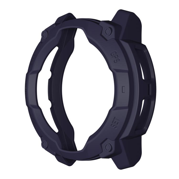 For Garmin Instinct 3 Solar 50mm Half Coverage Hollow TPU Armor Watch Protective Case