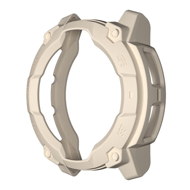 For Garmin Instinct 3 Solar 45mm Half Coverage Hollow TPU Armor Watch Protective Case