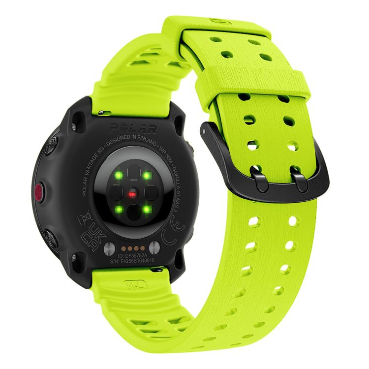 For Polar Vantage M3 Double Buckle Silicone Sport Watch Band