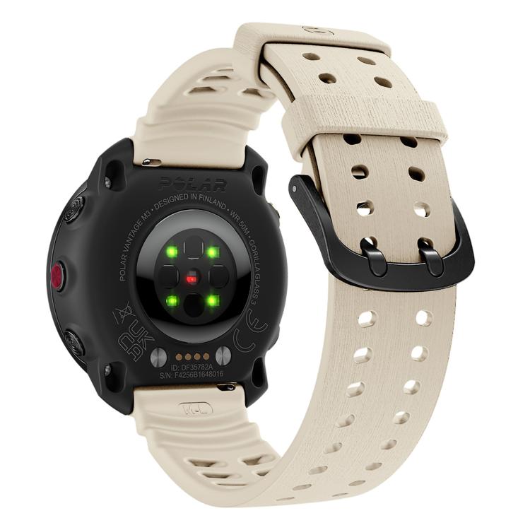 For Polar Vantage M3 Double Buckle Silicone Sport Watch Band