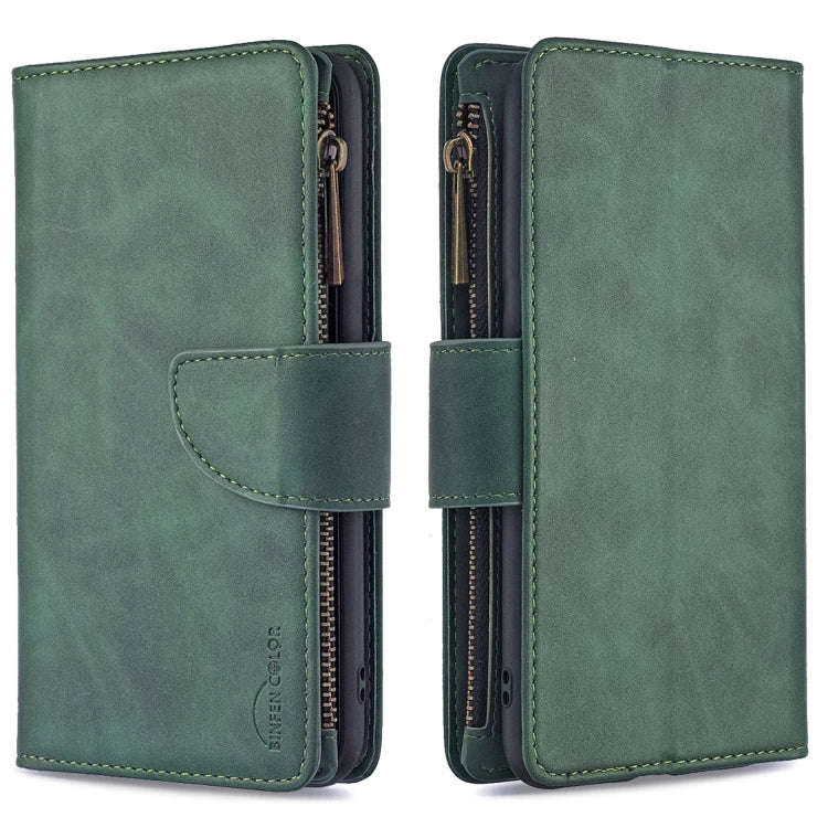 For Xiaomi Redmi Note 8T Skin Feel Detachable Magnetic Zipper Horizontal Flip PU Leather Case with Multi-Card Slots & Holder & Wallet & Photo Frame & Lanyard