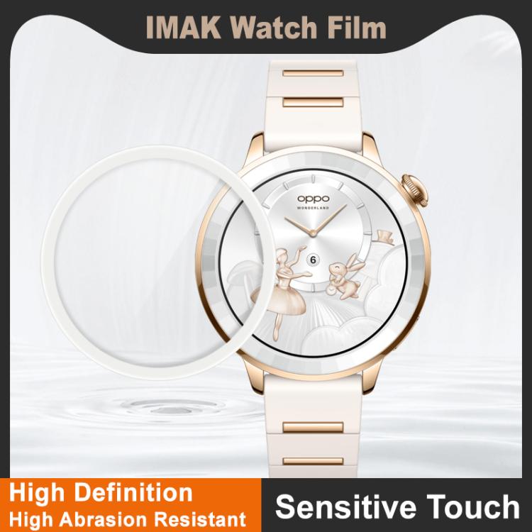 For OPPO Watch X3 Mini High Gloss Gold imak Plexiglass HD Watch Protective Film