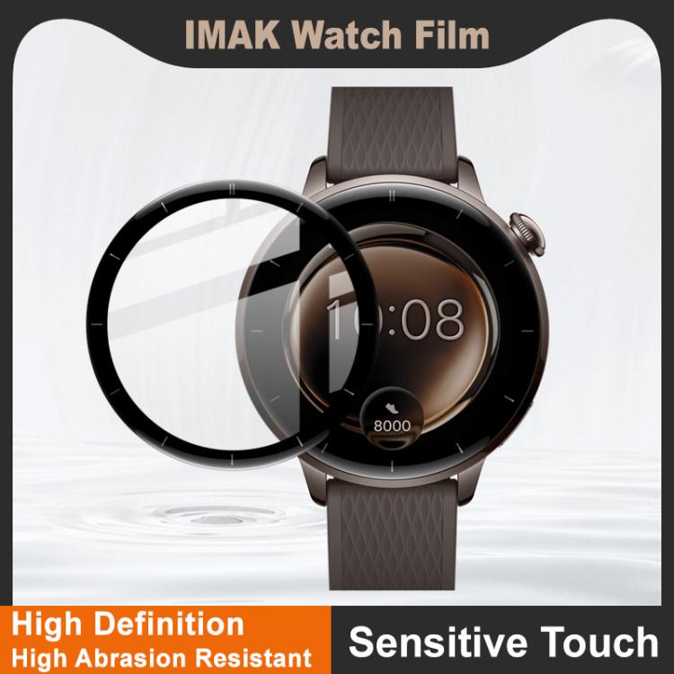 For OPPO Watch X3 Mini Brown/Silver imak Plexiglass HD Watch Protective Film