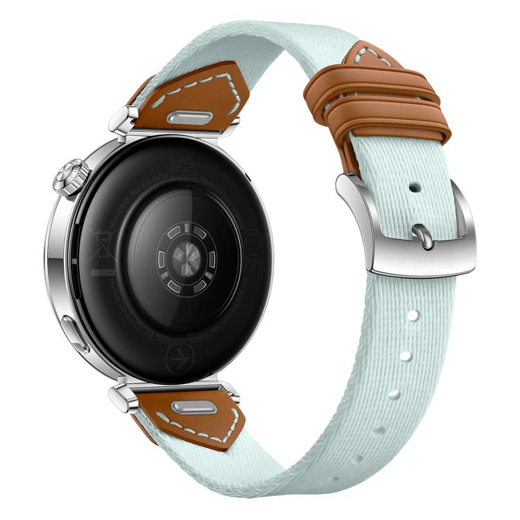 For Huawei Watch GT 5 41mm Quick Release Button Hybrid Braid Watch Band