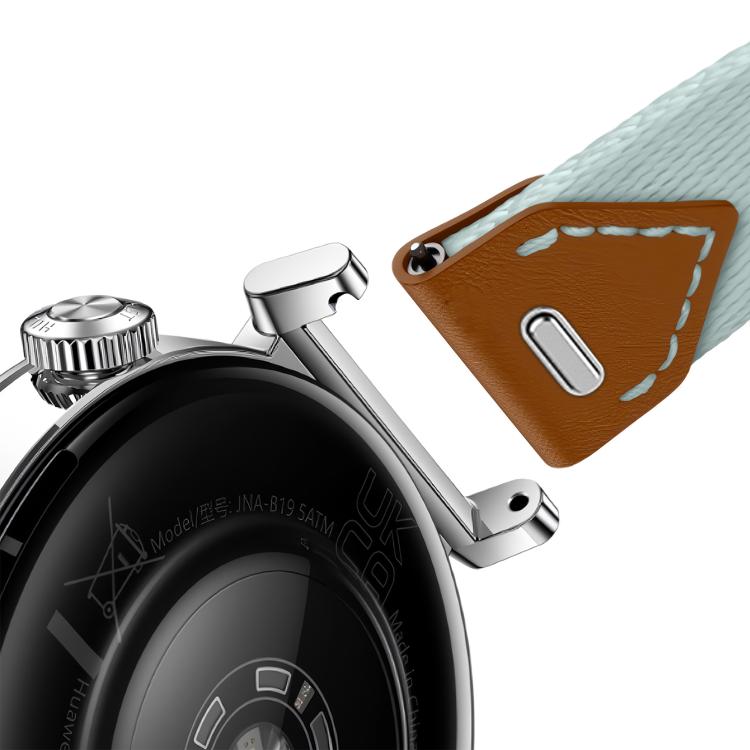 For Huawei Watch GT 5 41mm Quick Release Button Hybrid Braid Watch Band