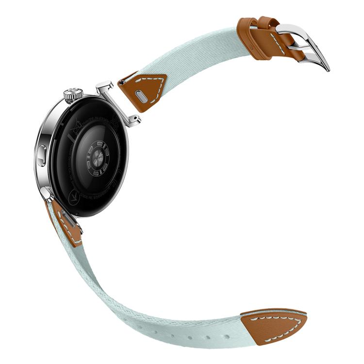 For Huawei Watch GT 5 41mm Quick Release Button Hybrid Braid Watch Band