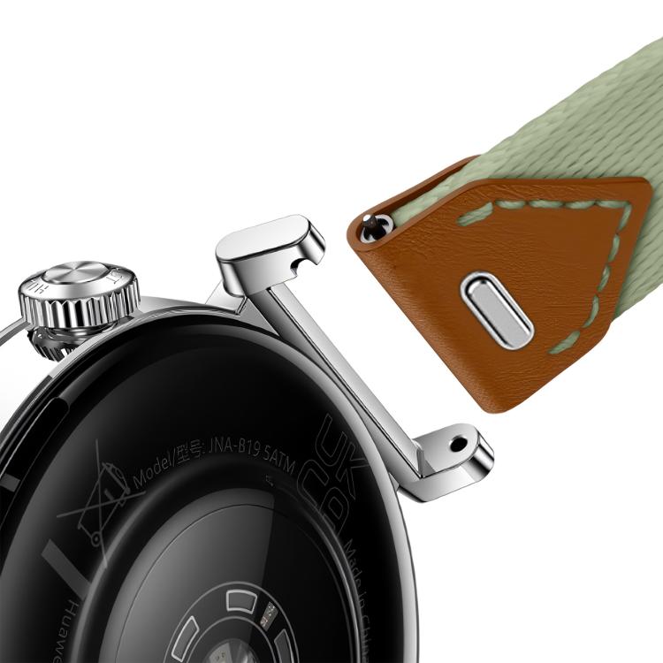 For Huawei Watch GT 5 41mm Quick Release Button Hybrid Braid Watch Band