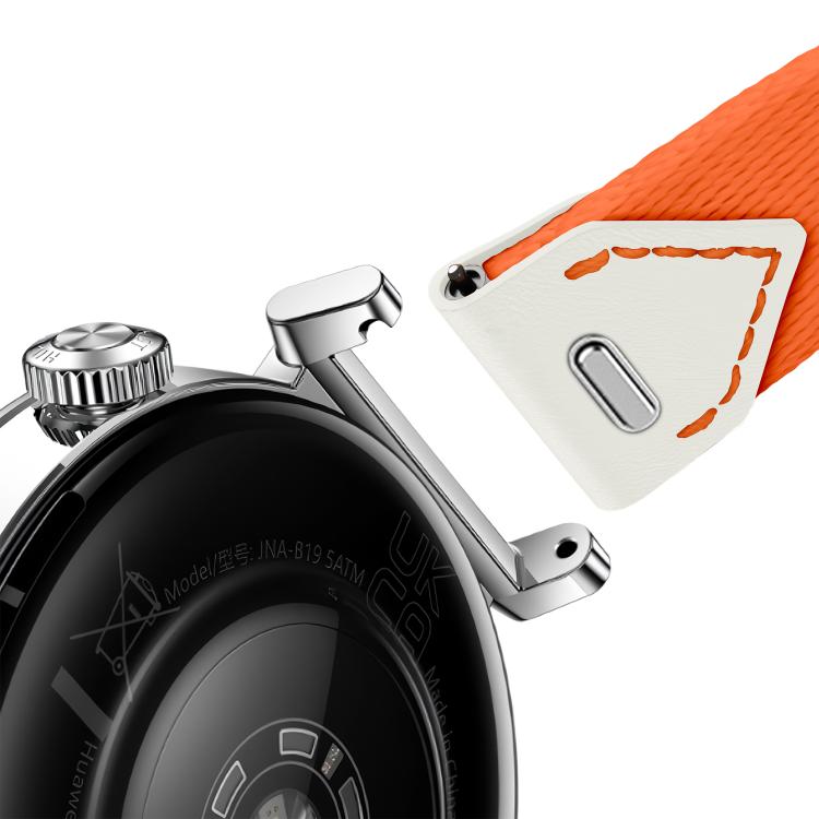 For Huawei Watch GT 5 41mm Quick Release Button Hybrid Braid Watch Band