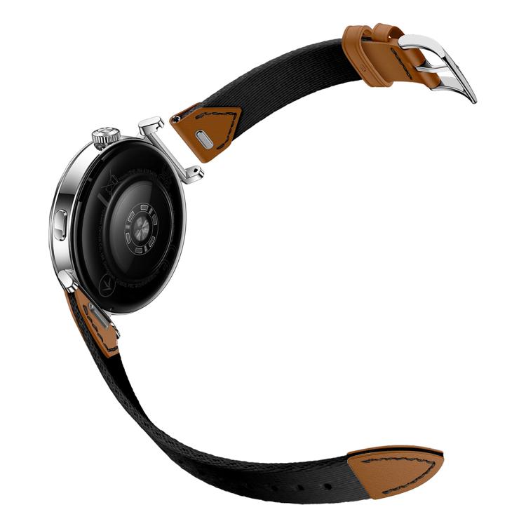For Huawei Watch GT 5 41mm Quick Release Button Hybrid Braid Watch Band