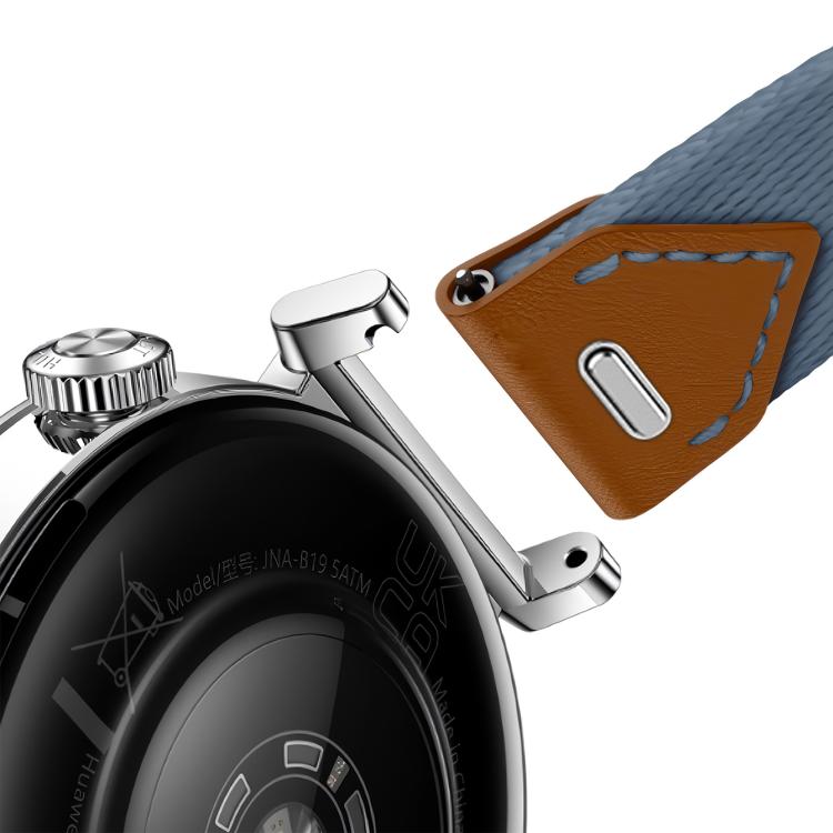 For Huawei Watch GT 5 41mm Quick Release Button Hybrid Braid Watch Band